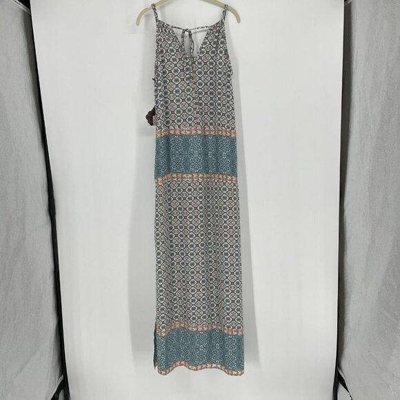 NWT Knox Rose Boho Maxi dress pastel blue white - Picture 15 of 15
